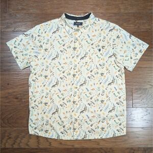 Roark Artifacts of Adventure Mens XL 25x30 Classic Fit Button Down Shirt